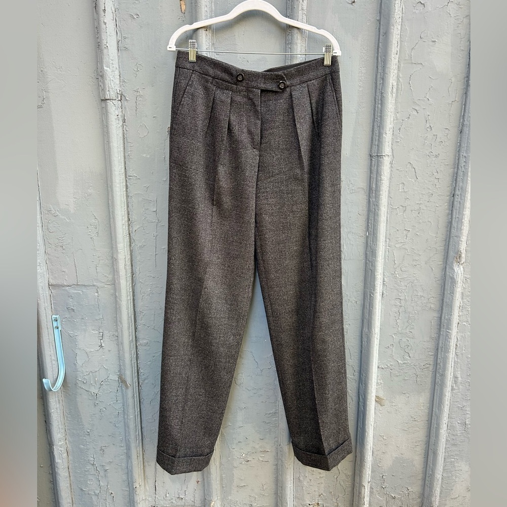 Burberry Wool Houndstooth pants, size 42 (US 6/8)